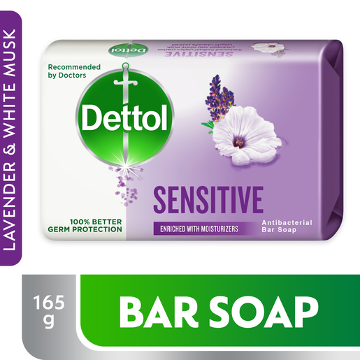 Dettol Soap Sensitive 165g 